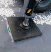 Apoyo estable incluso sobre terreno cubierto de nieve