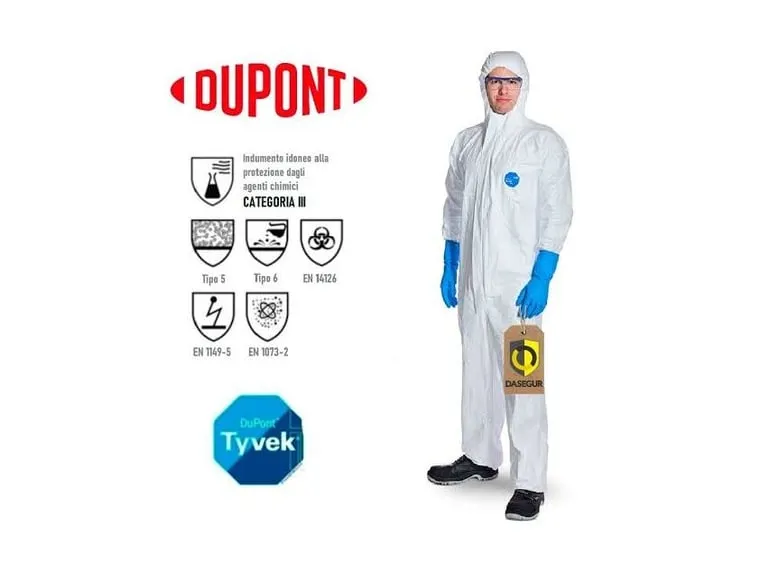 Trajes y overoles Tyvek